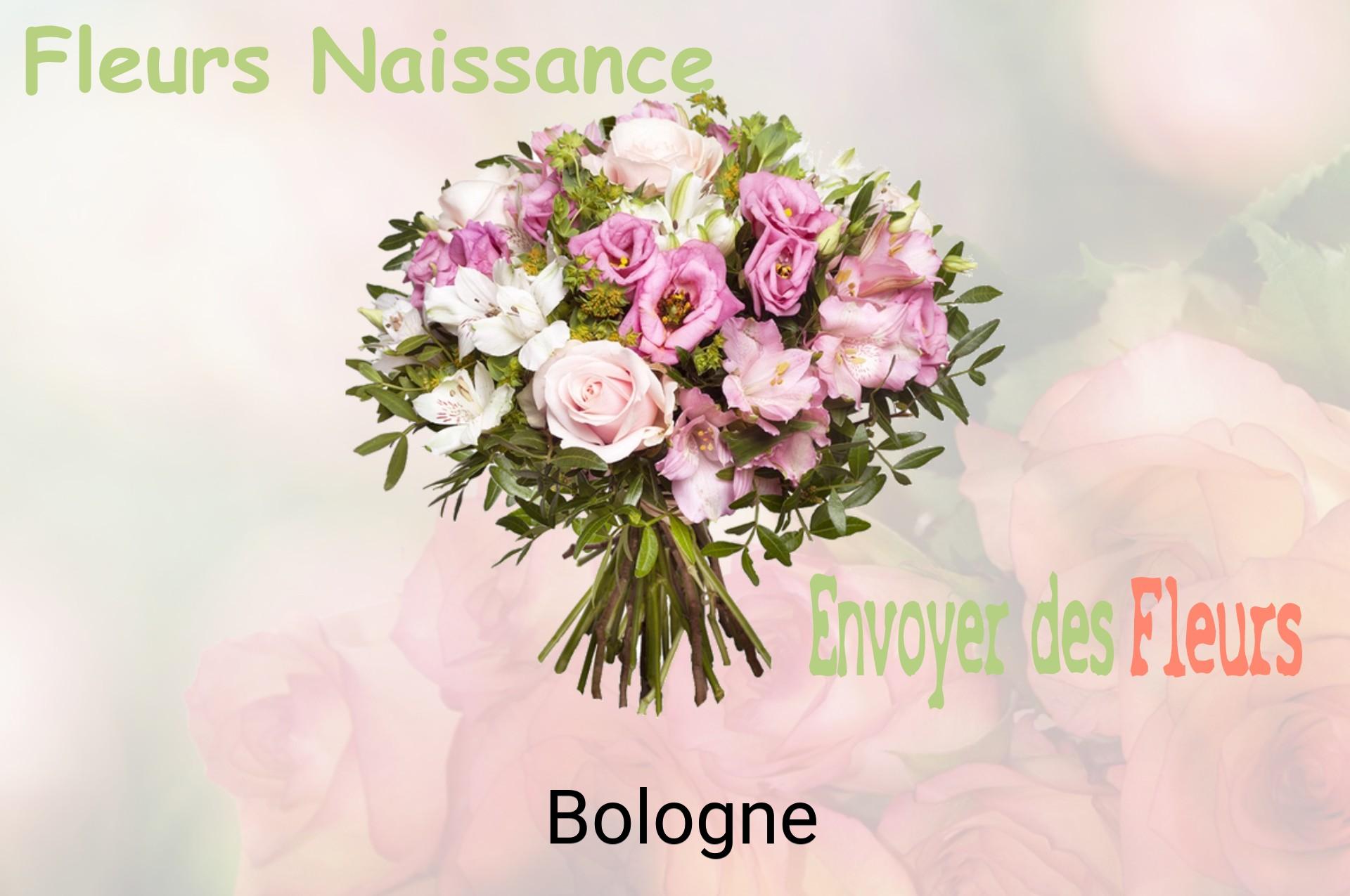 Bouquet de fleurs de naissance livré à Bologne